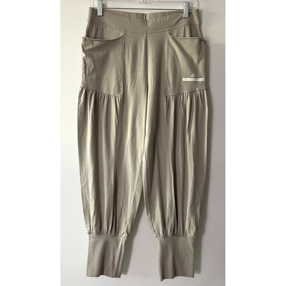 2006 Adidas Stella McCartney Harem Jogger Pants Beige Women Size S -(mp)